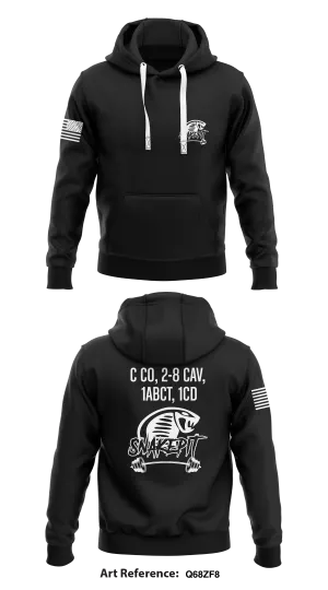 C CO, 2-8 CAV, 1ABCT, 1CD Store 1  Core Men's Hooded Performance Sweatshirt - q68ZF8