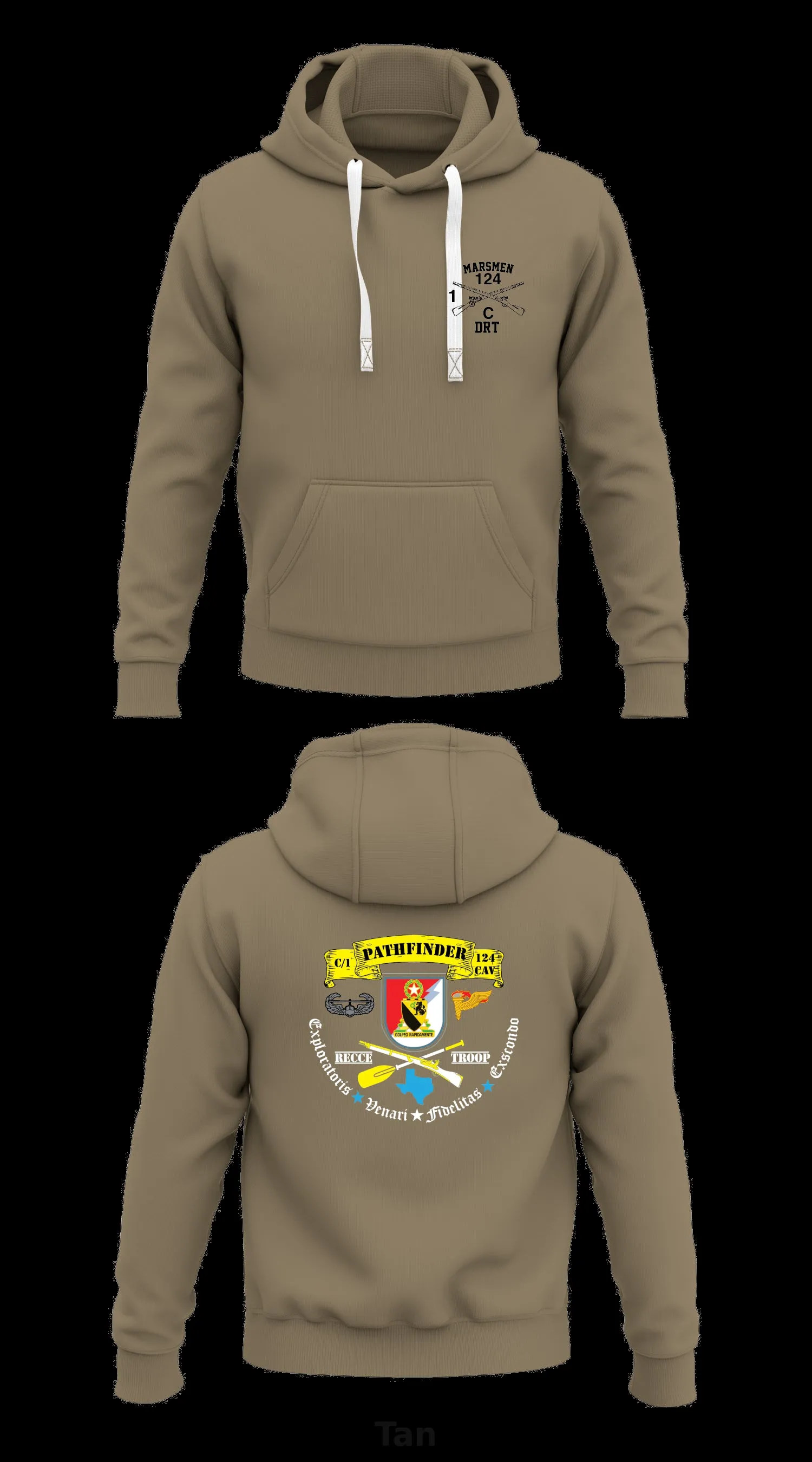 C TRP 1-124 CAV Store 1  Core Men's Hooded Performance Sweatshirt - 54245155140