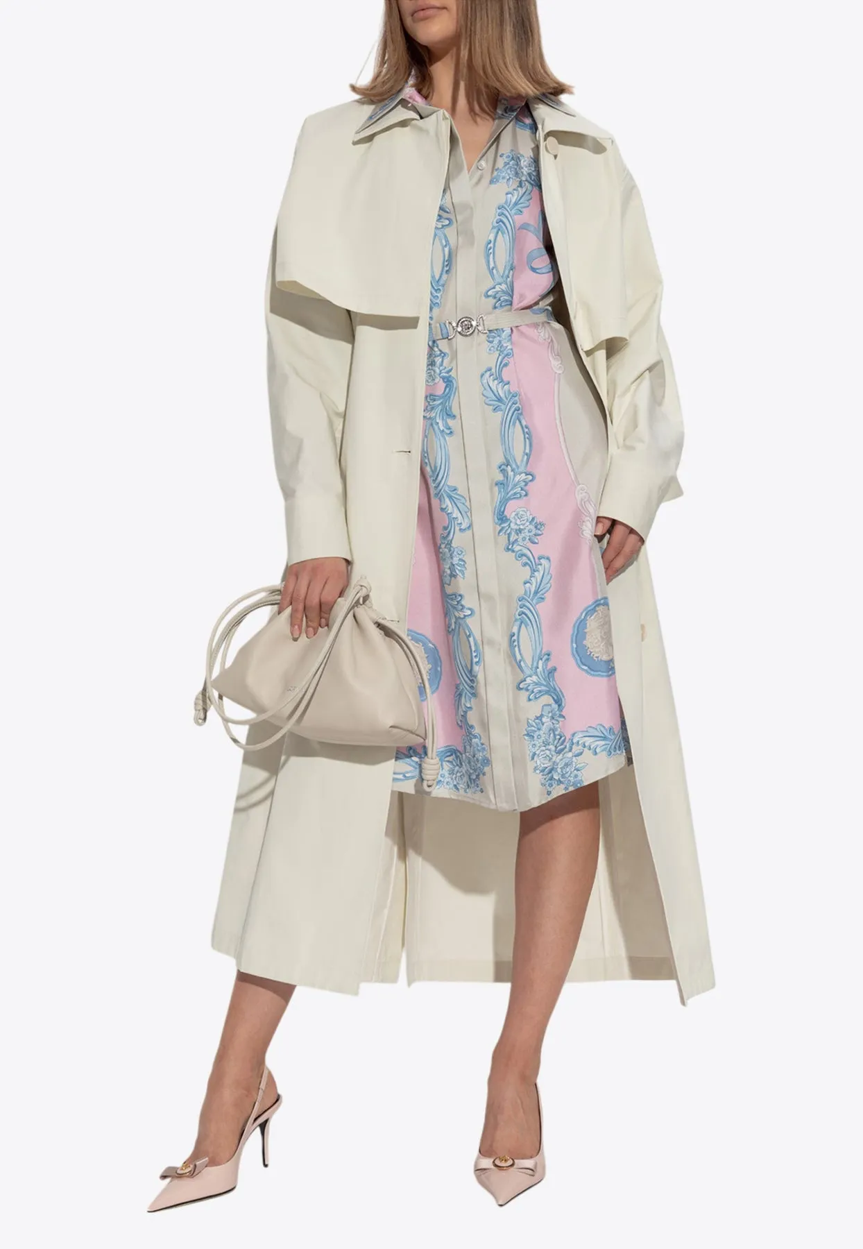 Cameo Silk Shirt Dress