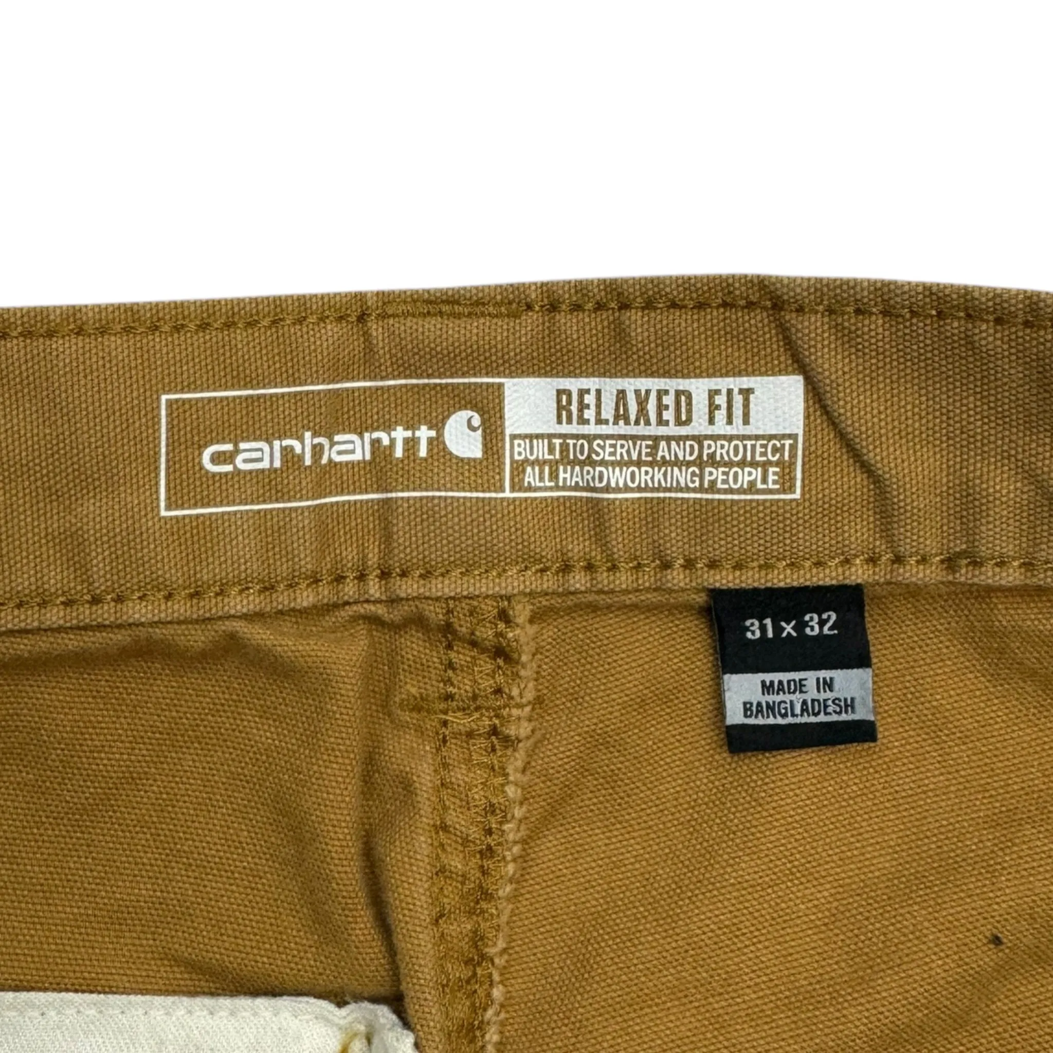 Carhartt Dark Tan Double Knee Bottoms