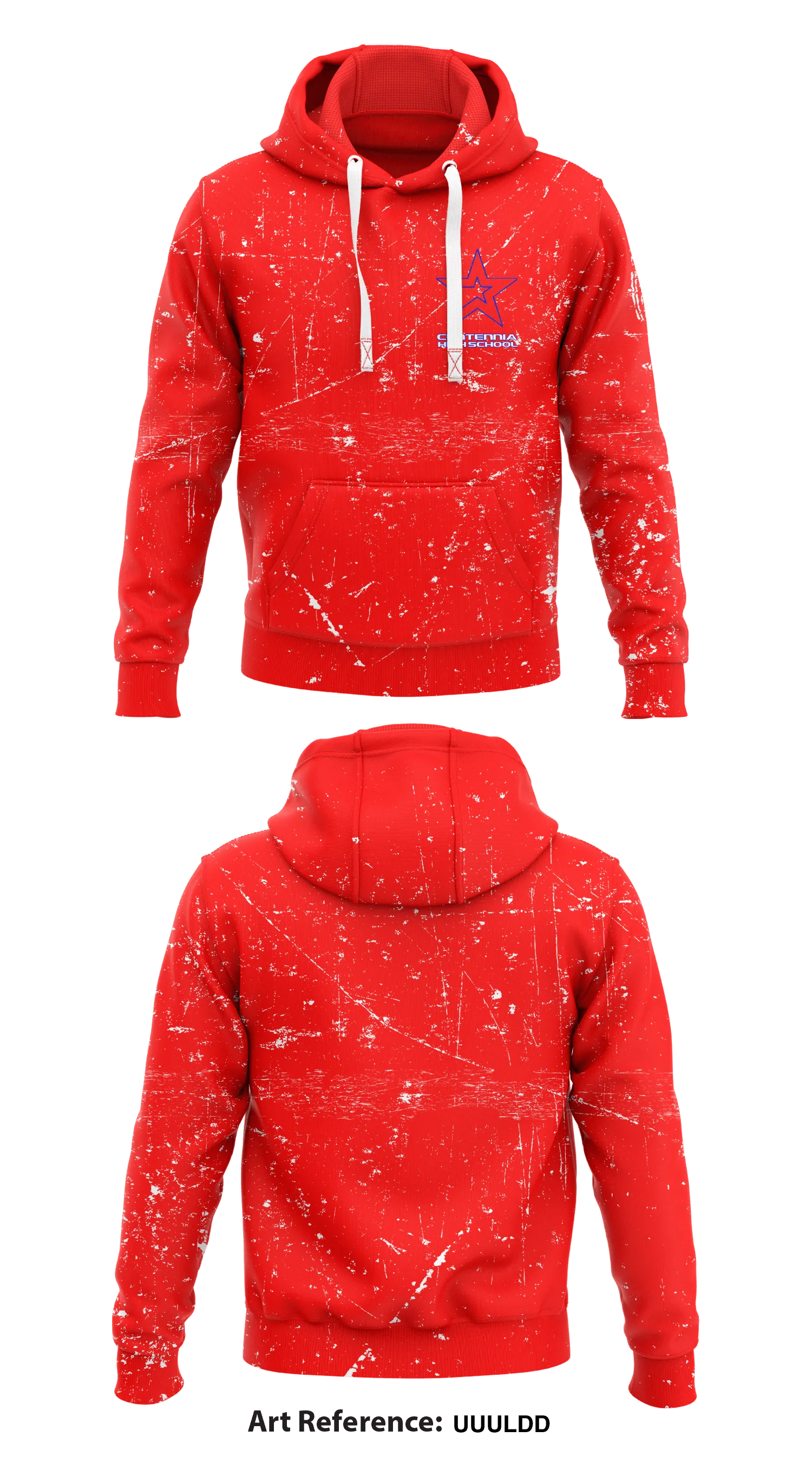 Centennial High School  Core Men's Hooded Performance Sweatshirt - UuULDD