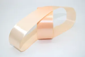 Champagne, 14,  single face Ribbon available in 15, 20, 25, 40, and 50 mm for Ribbon Skirts, Shirts, Crafts, Weddings and gifts