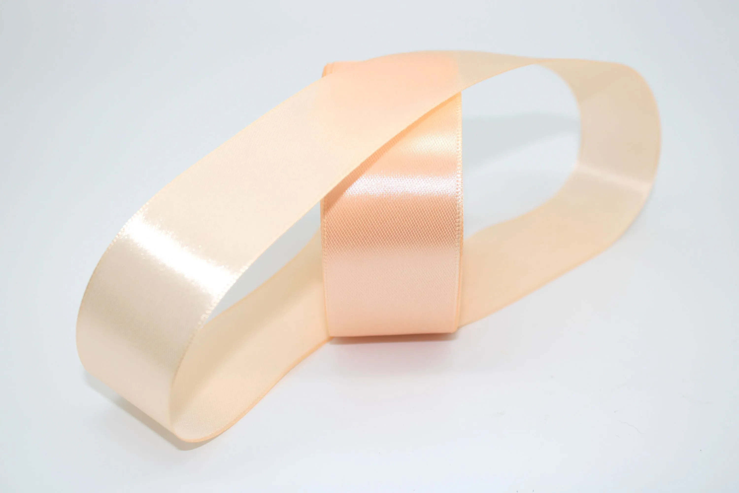 Champagne, 14,  single face Ribbon available in 15, 20, 25, 40, and 50 mm for Ribbon Skirts, Shirts, Crafts, Weddings and gifts