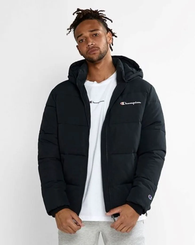 Champion Mens Rochester Puffer Jacket Black