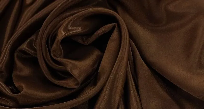 Charmeuse Satin Brown