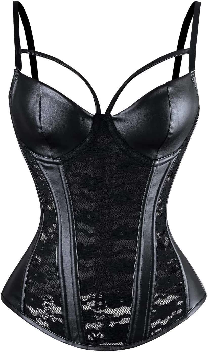 Charmian Steampunk Gothic Lace Corset