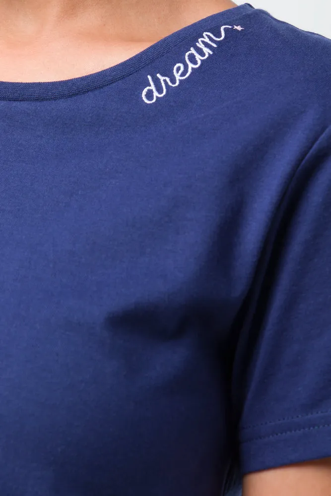 Check Capri Navy