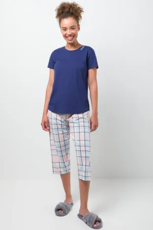 Check Capri Navy
