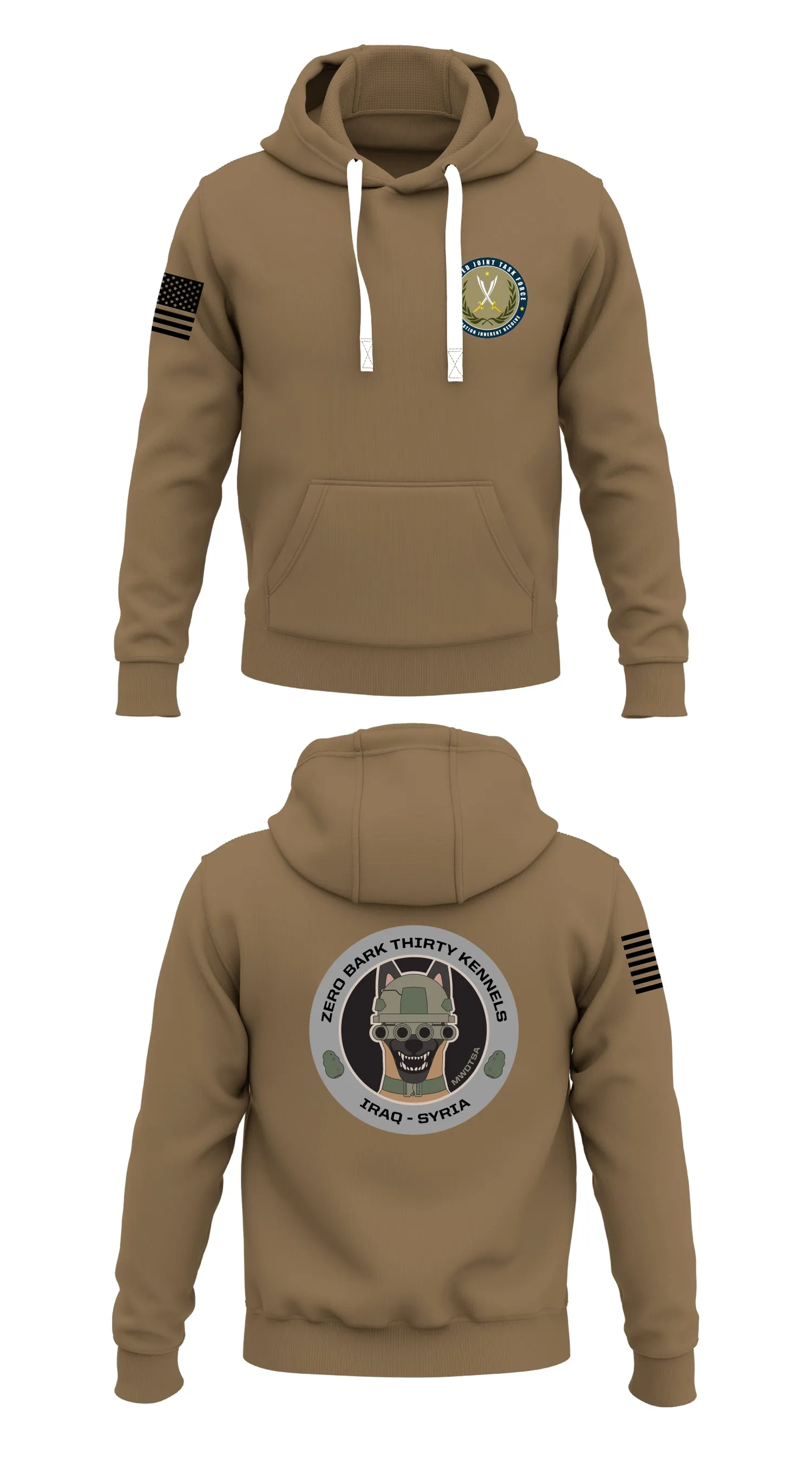 CJTF - K9 Store 1  Core Men's Hooded Performance Sweatshirt - 89624456929