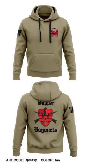 Class 3-23, B Co, 554 EN BN  Core Men's Hooded Performance Sweatshirt - tpmzxy