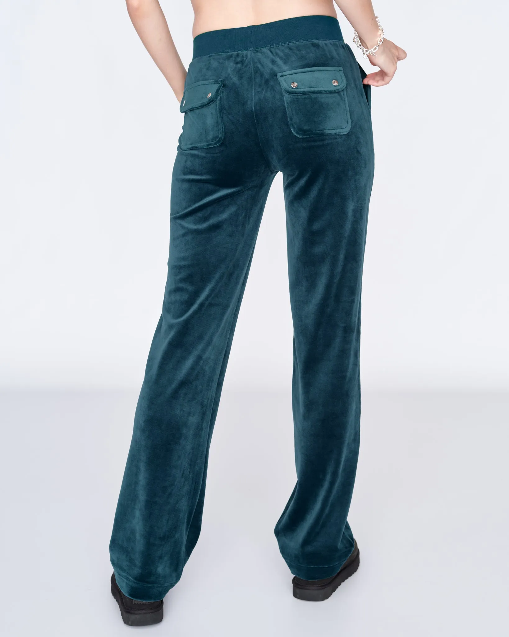 Classic Velour Del Ray Pant Rain Forest