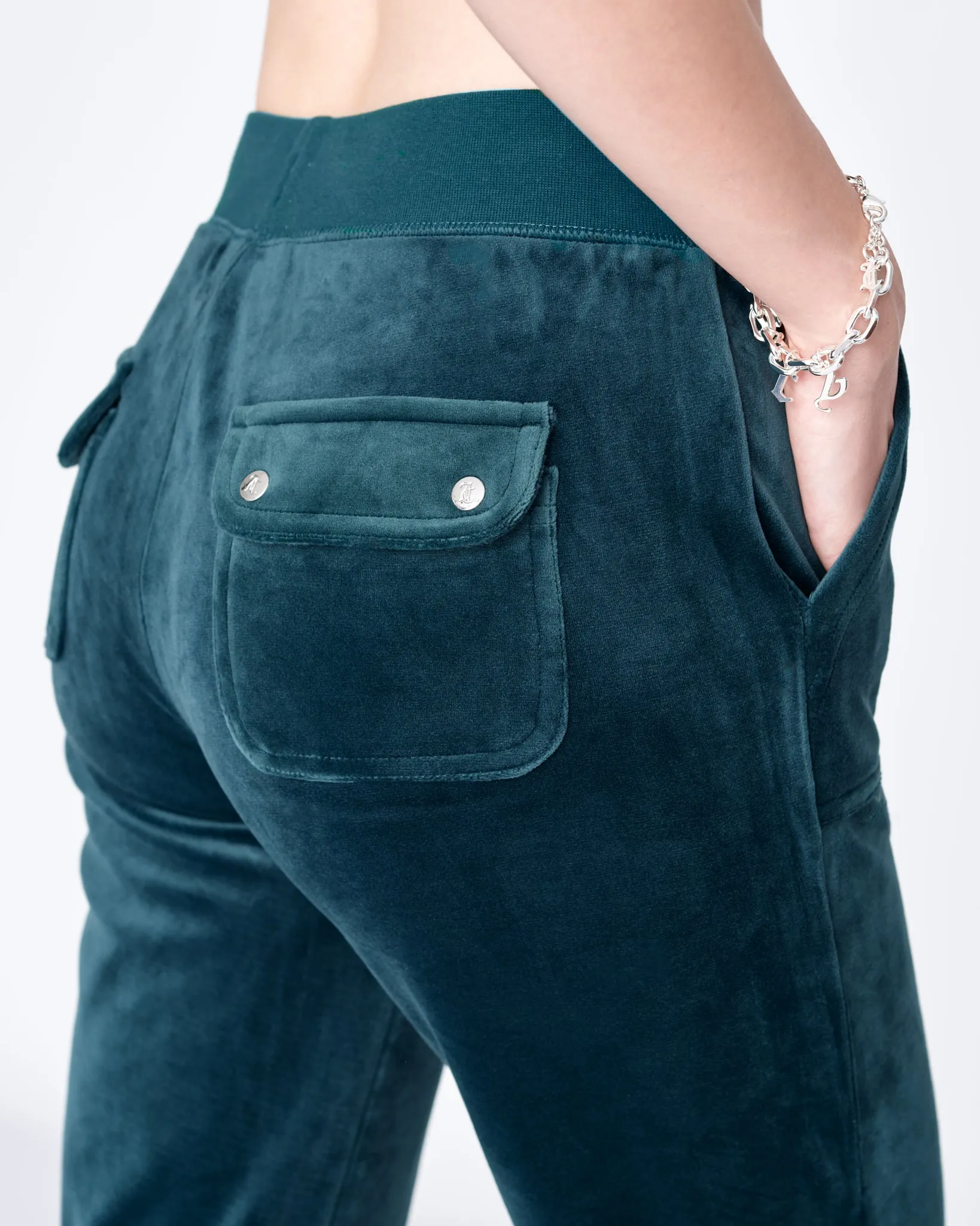 Classic Velour Del Ray Pant Rain Forest