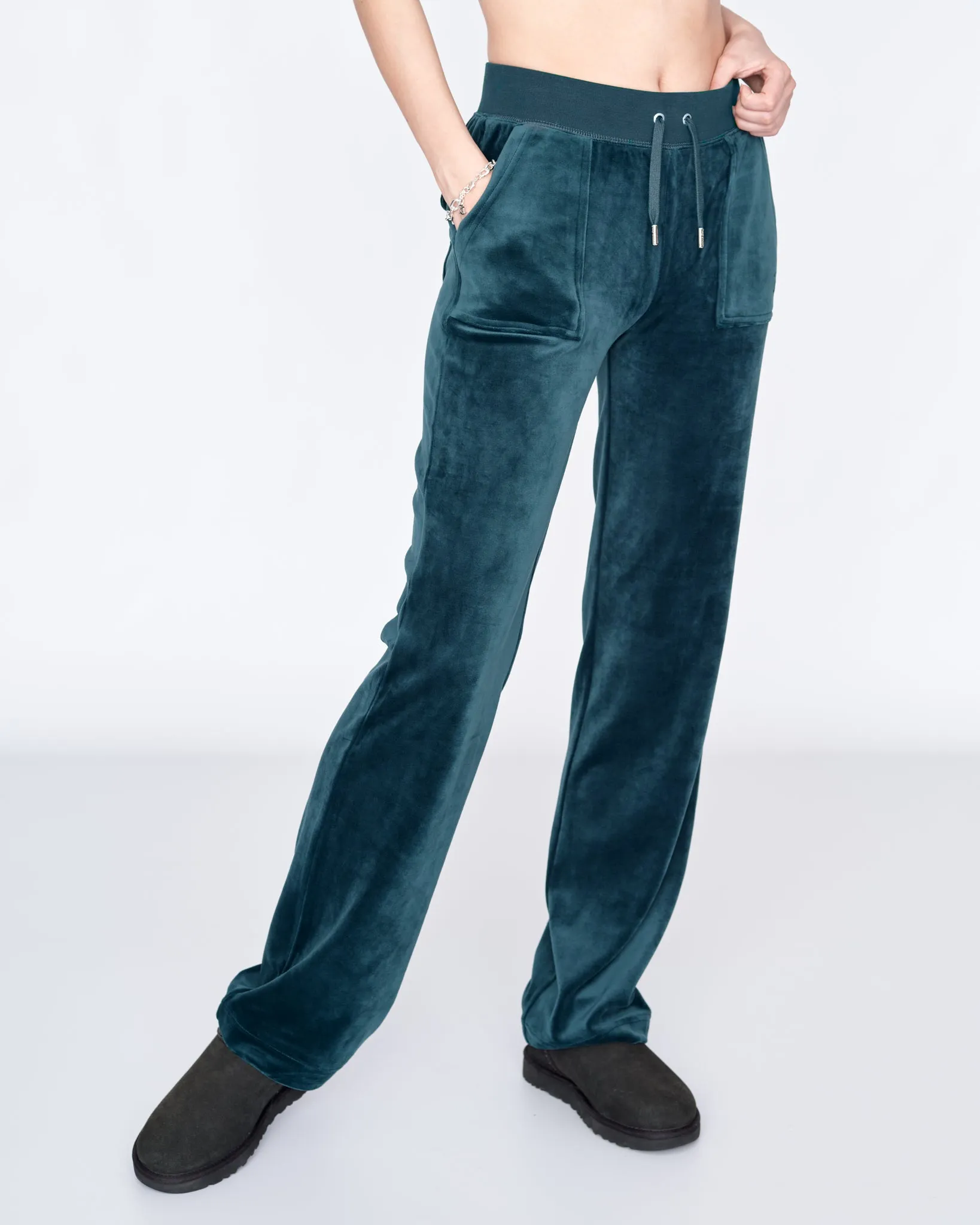 Classic Velour Del Ray Pant Rain Forest