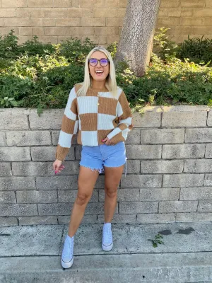 Classroom Diaries Sweater in Camel