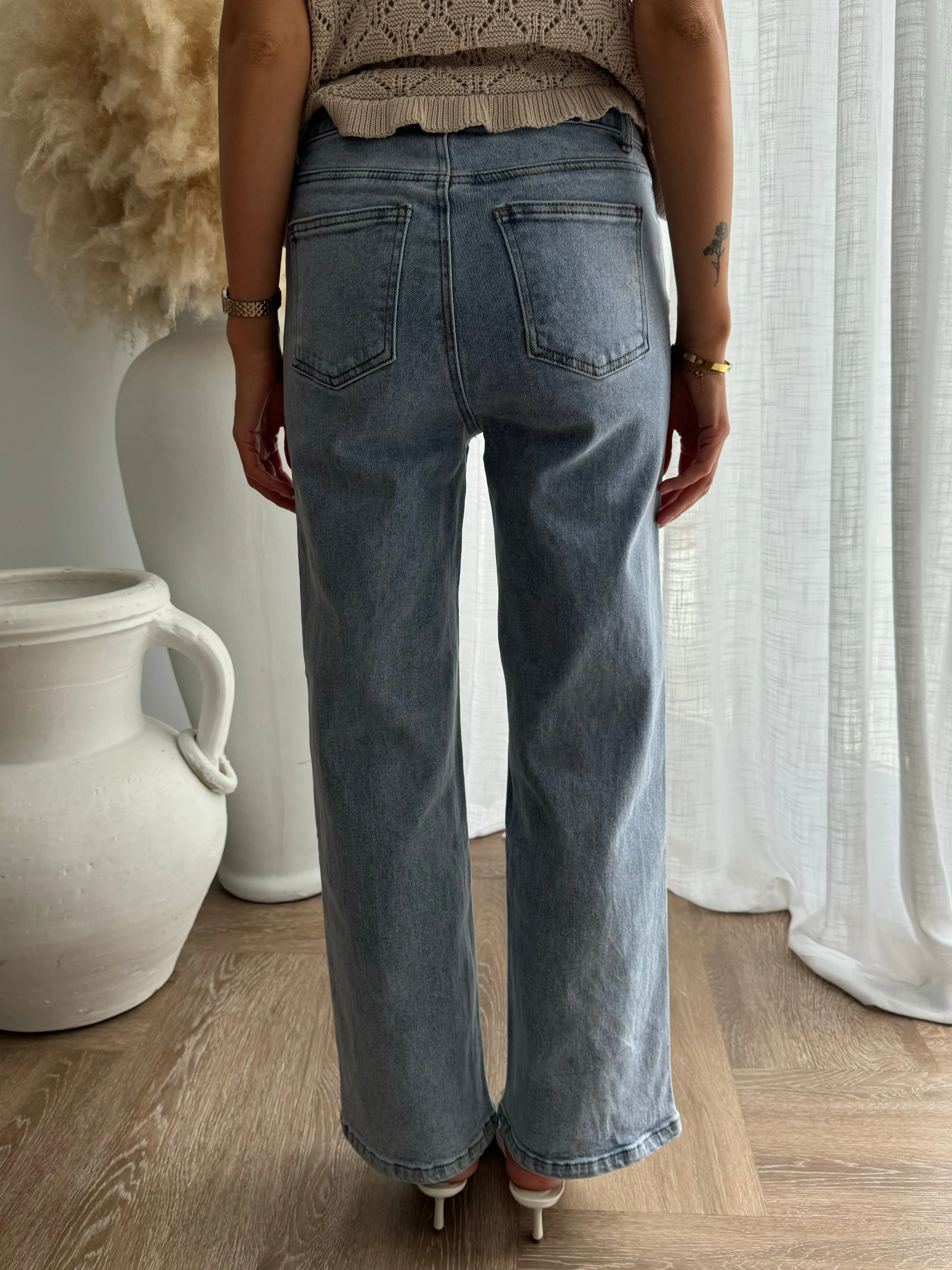 Claudia Wide Leg Jeans
