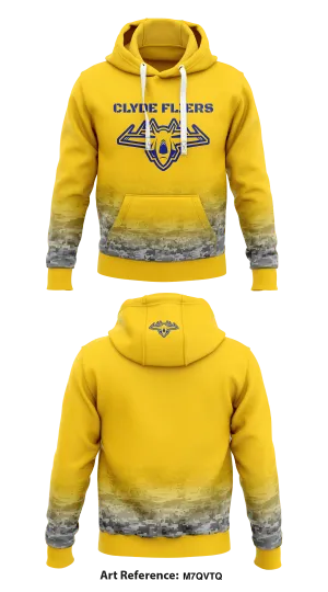 Clyde Fliers Store 1 Core Men's Hooded Performance Sweatshirt - M7qVtQ