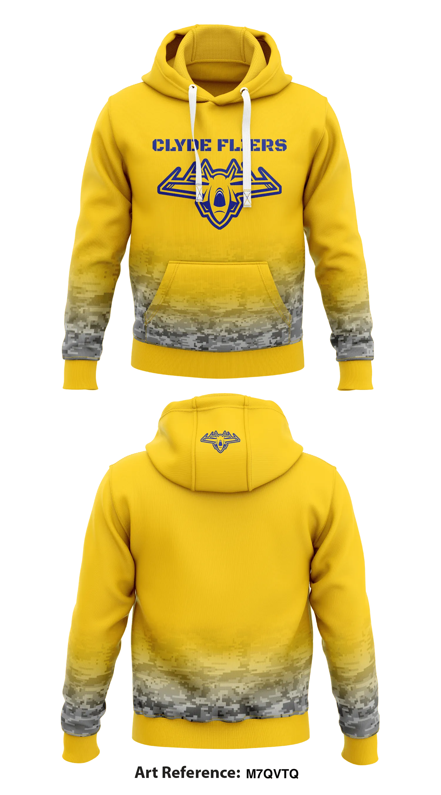 Clyde Fliers Store 1 Core Men's Hooded Performance Sweatshirt - M7qVtQ