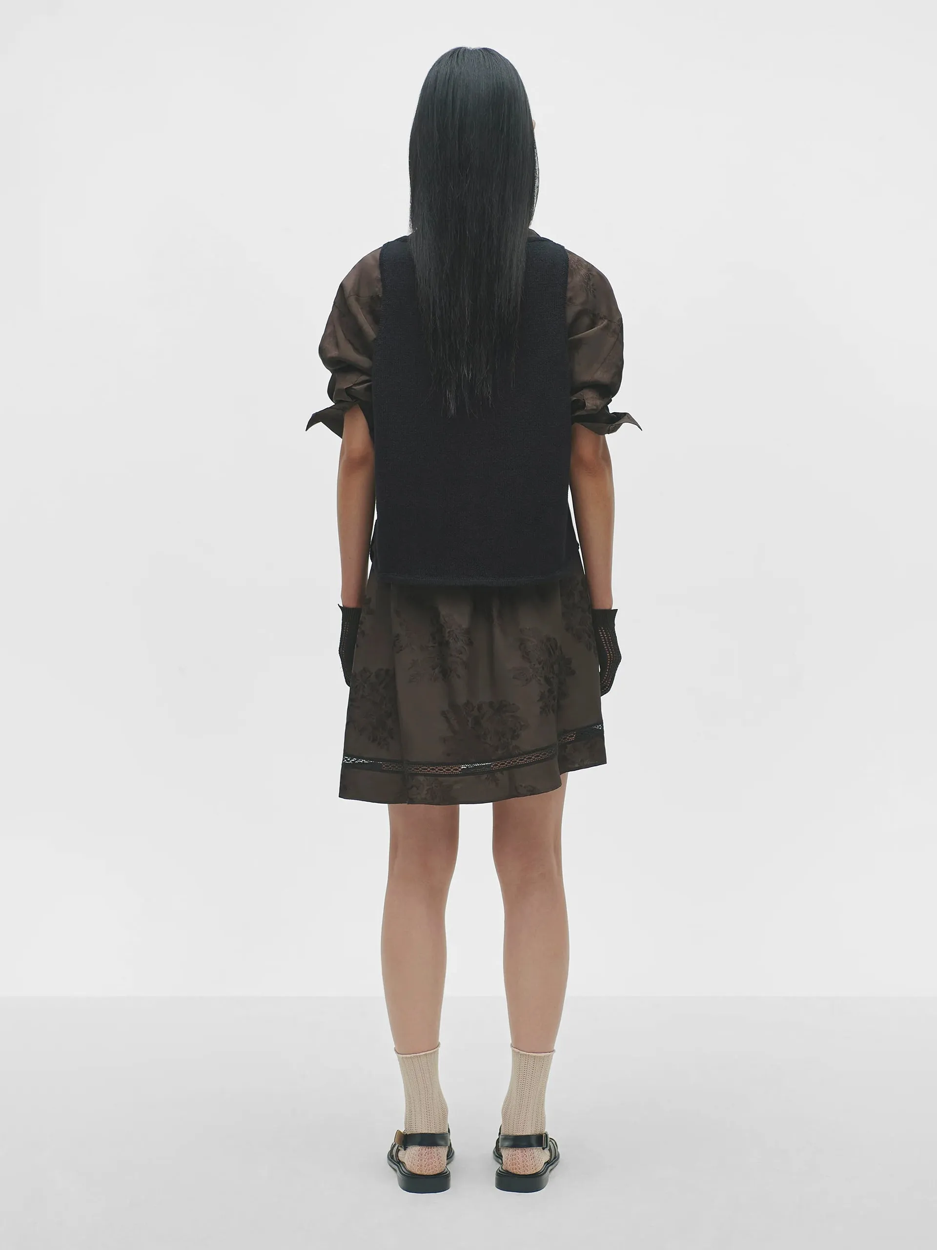 CORDERA Boatneck Waistcoat Black