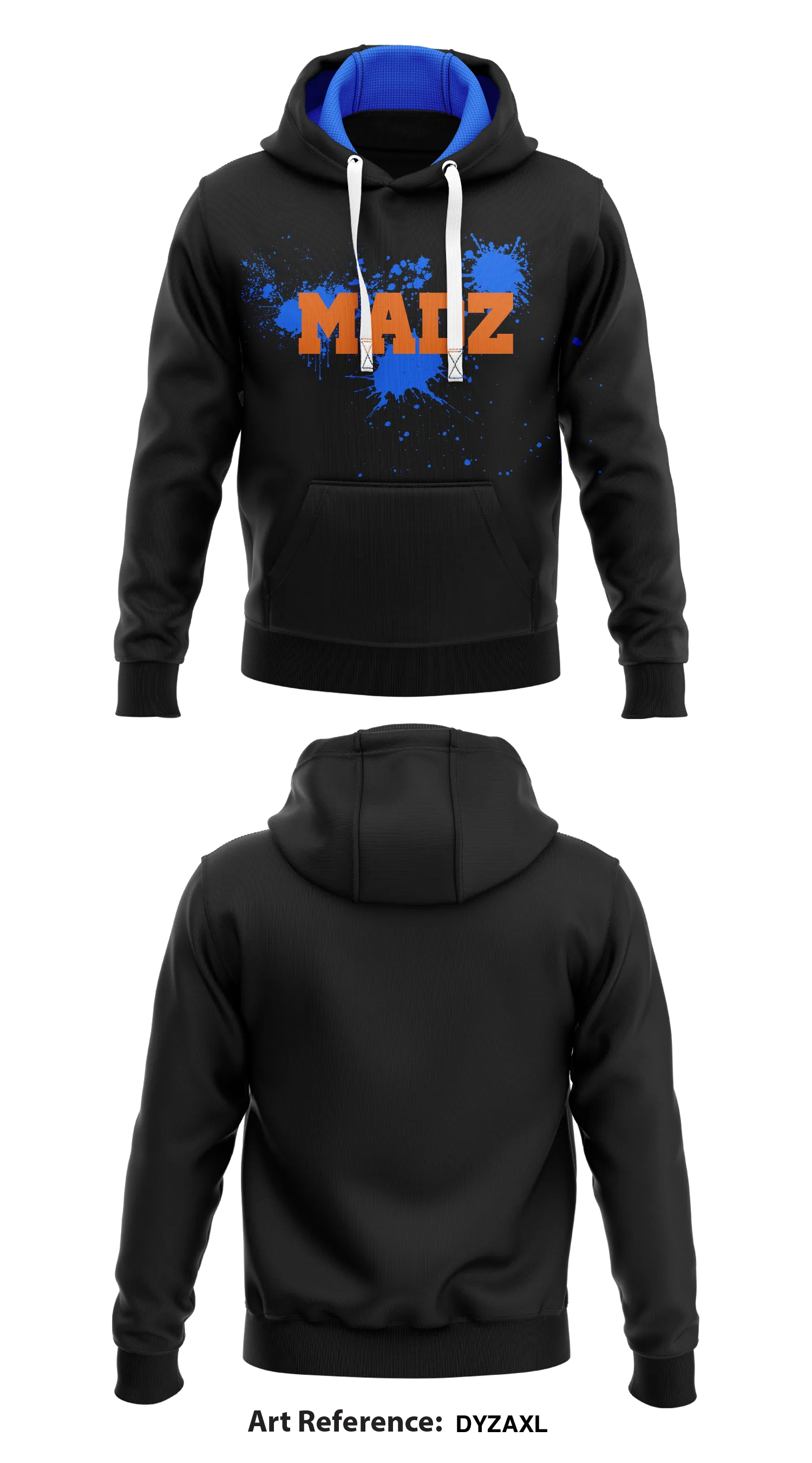 Core Men's Hooded Performance Sweatshirt - DyzAxL