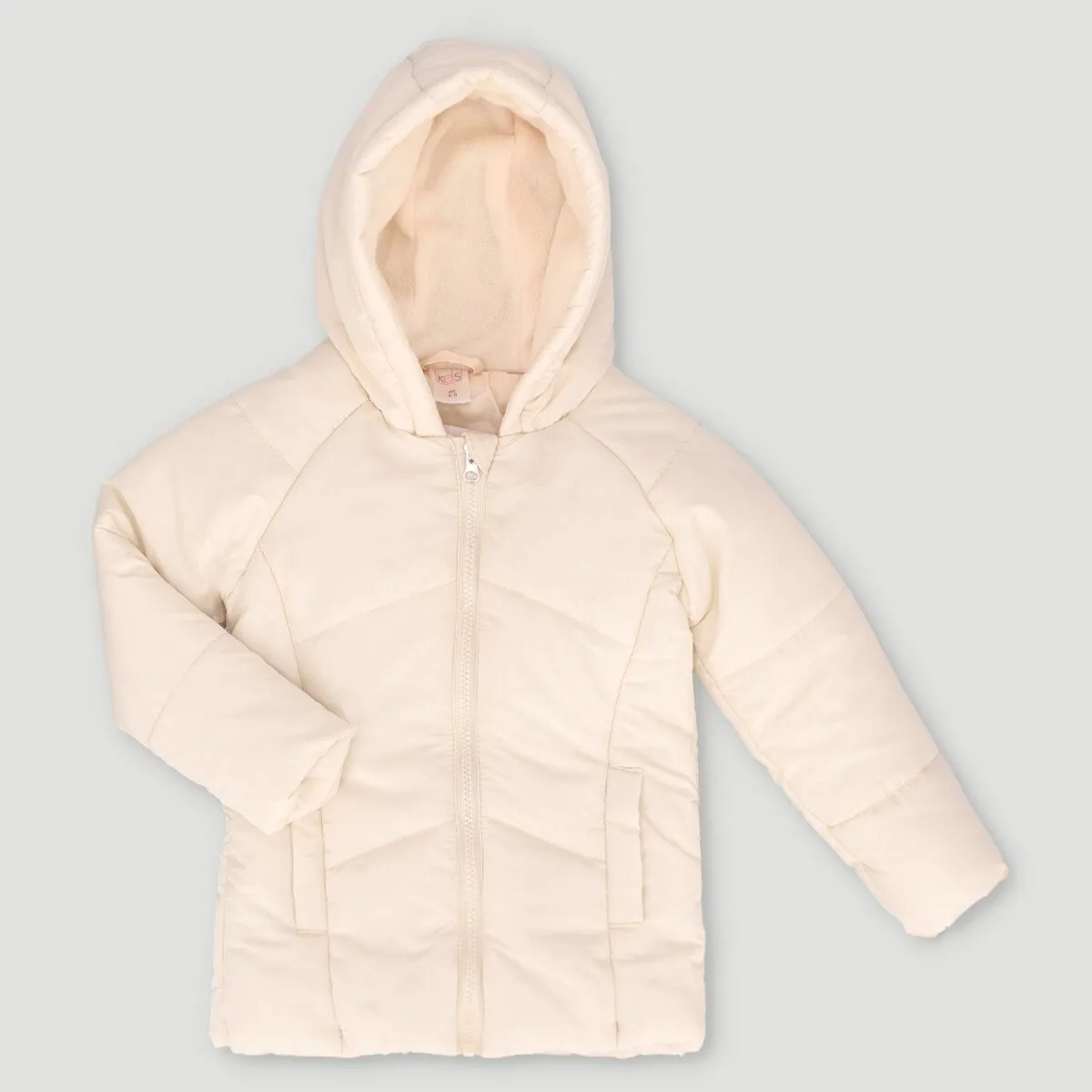 Core Puffer Jacket - Cream