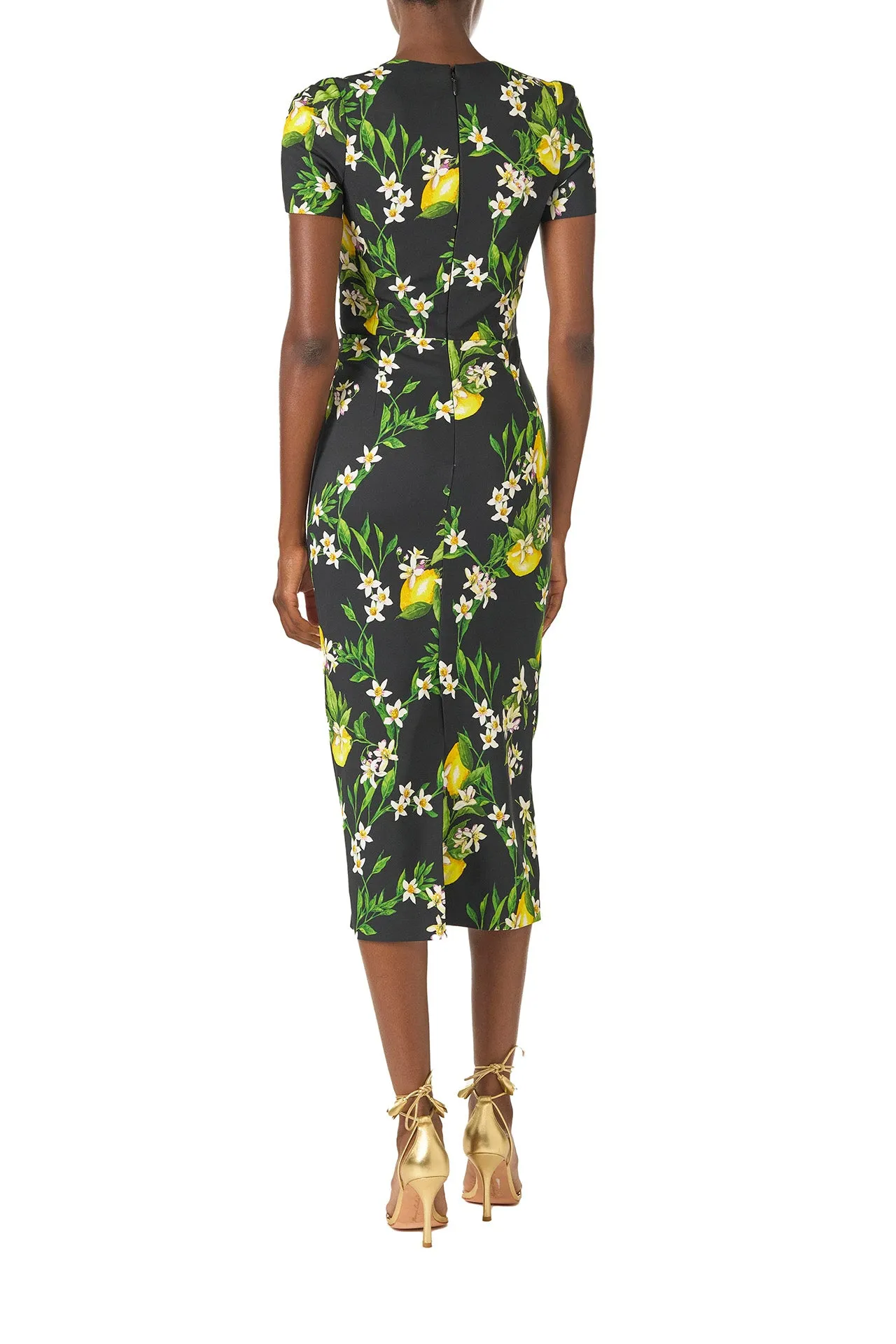Corseted Short Sleeve Dress