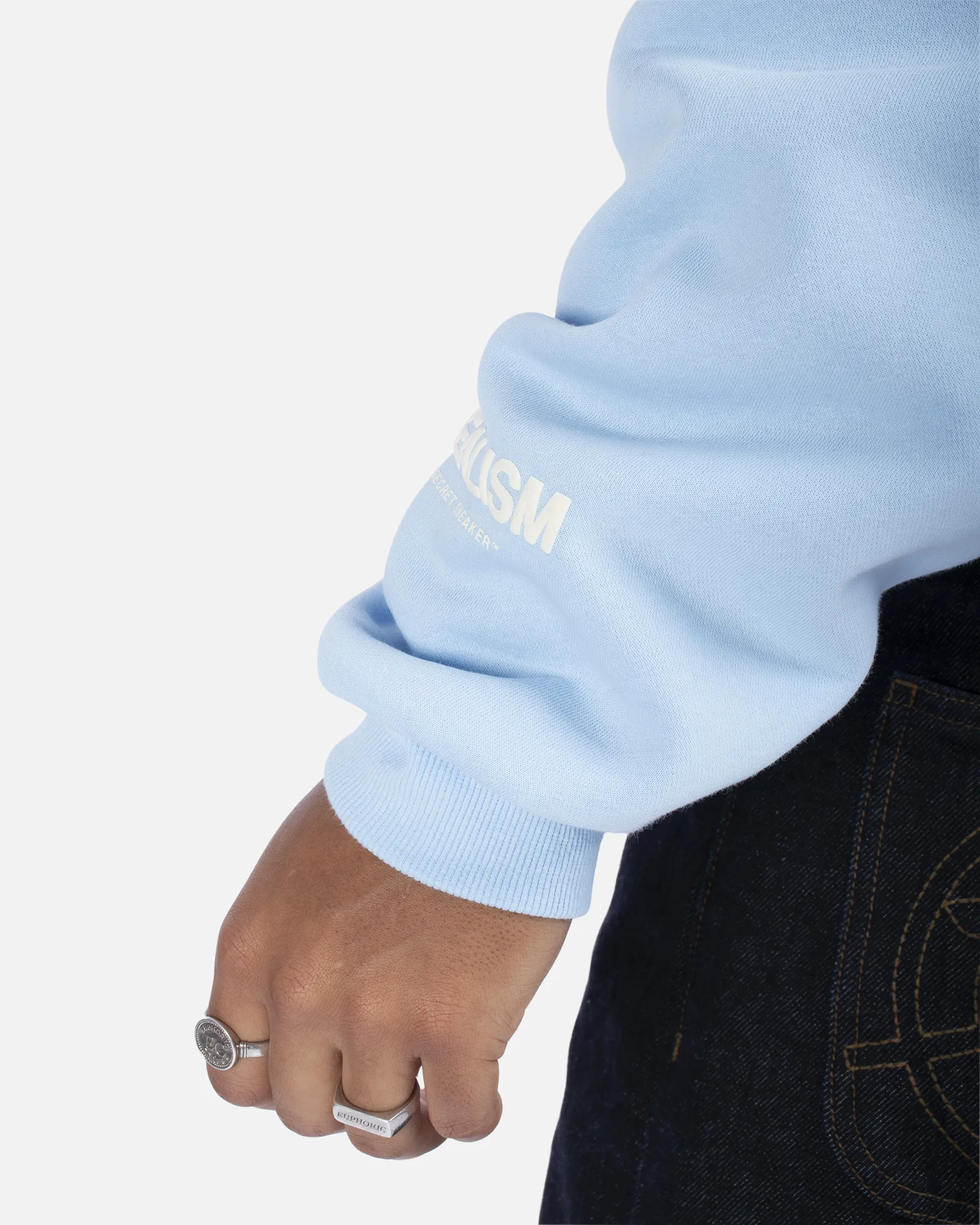 COURT BOXY HOODIE SKY BLUE
