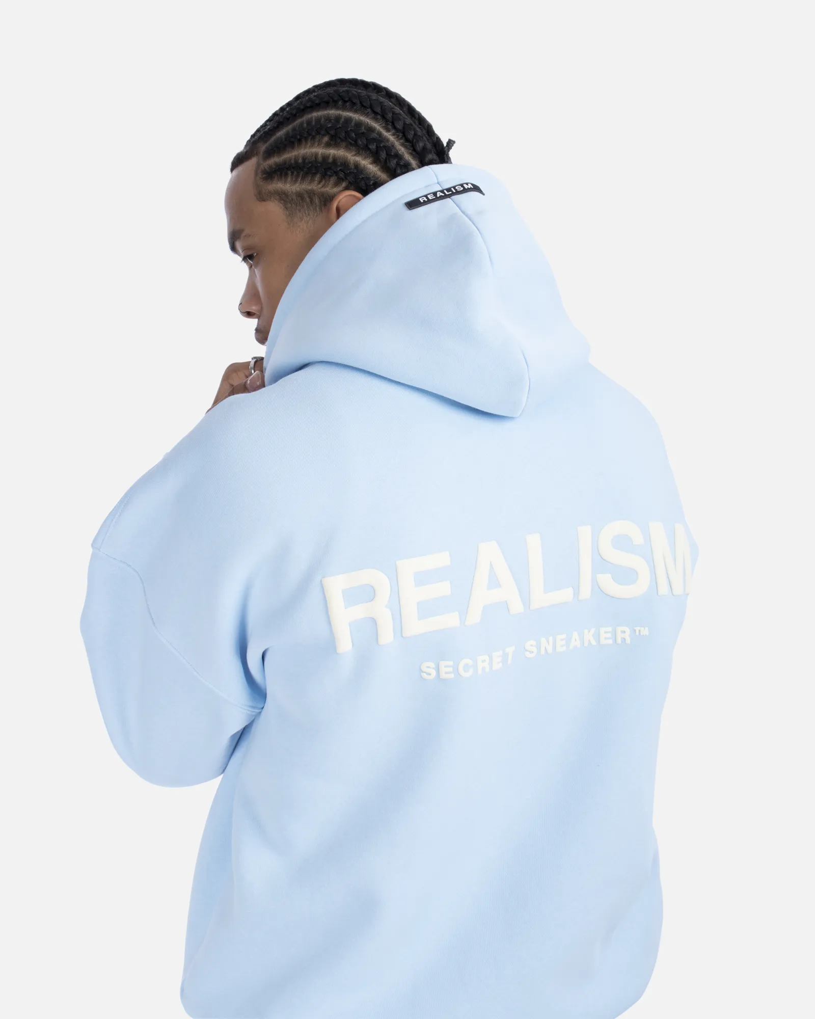 COURT BOXY HOODIE SKY BLUE