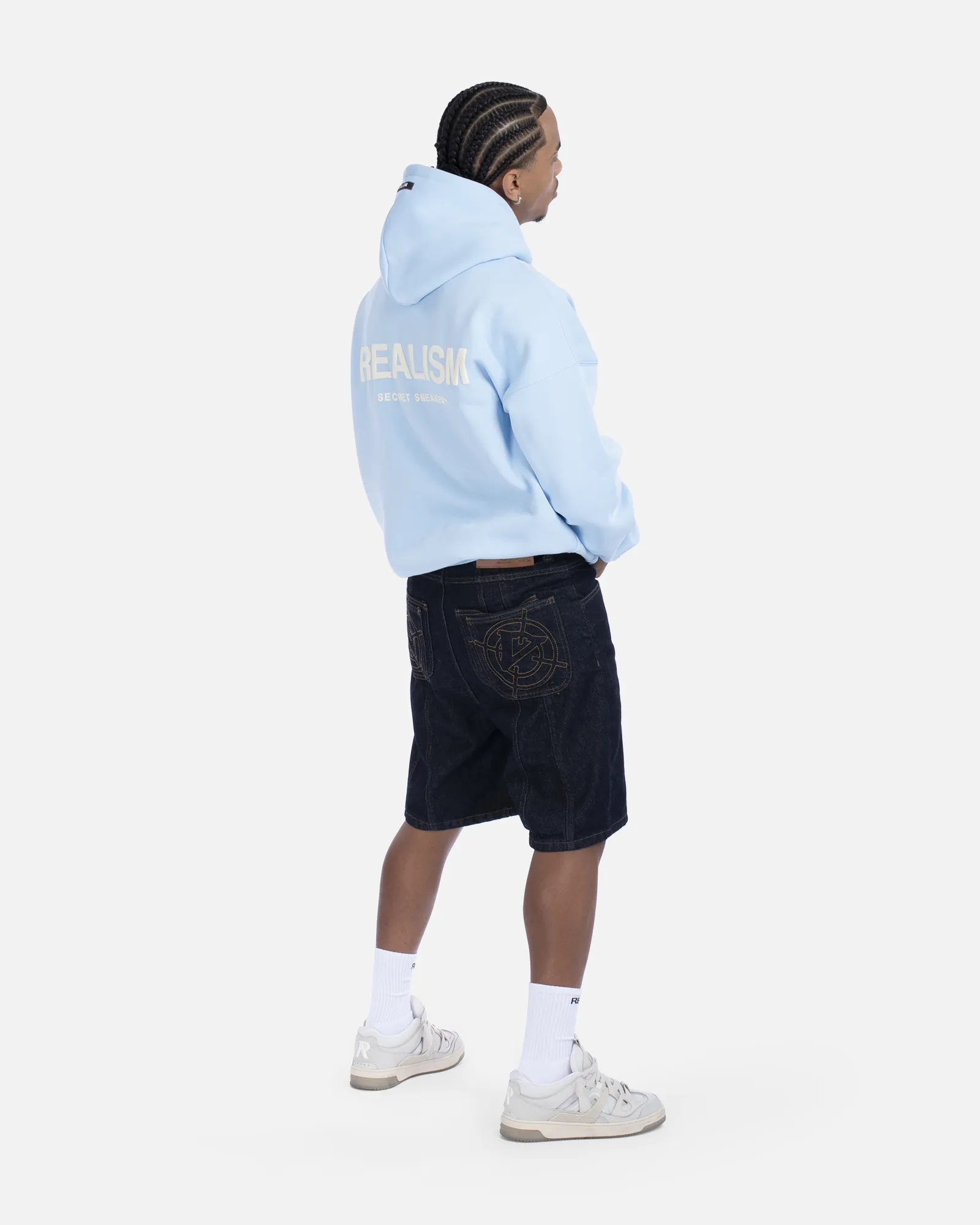 COURT BOXY HOODIE SKY BLUE