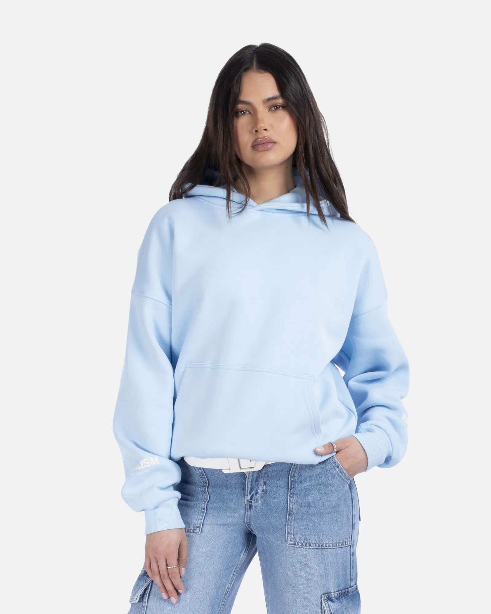 COURT BOXY HOODIE SKY BLUE