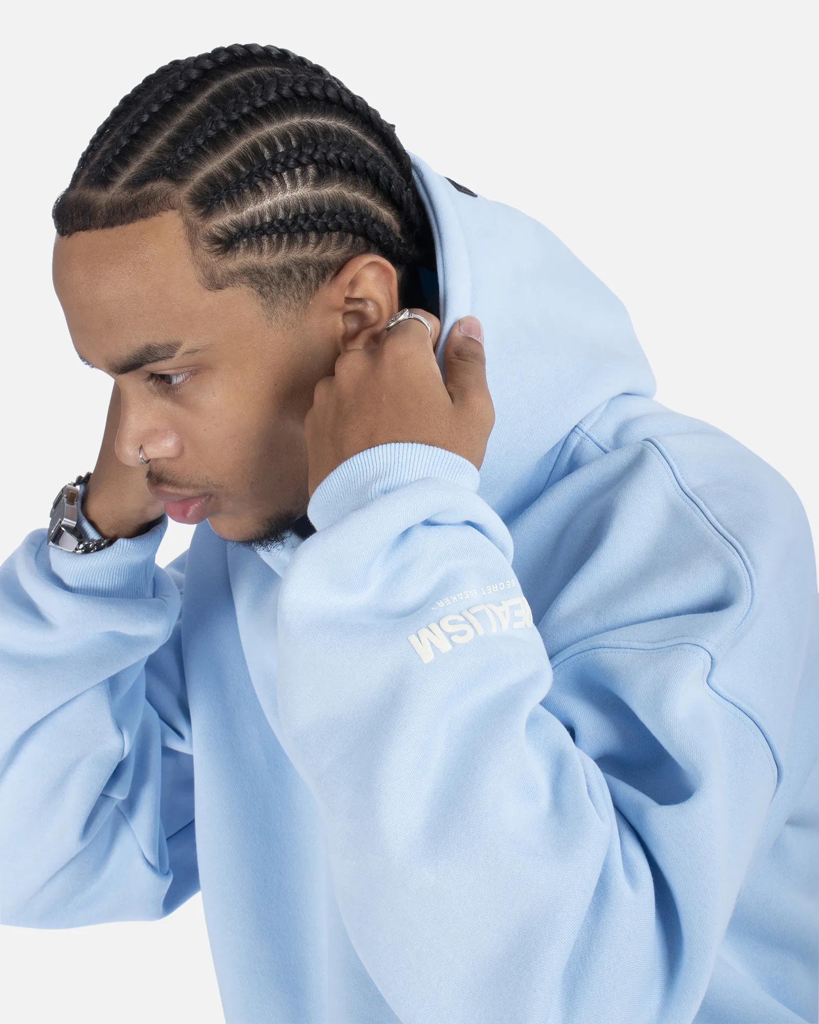 COURT BOXY HOODIE SKY BLUE
