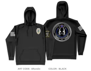 CPD K-9 Unit Core Men's Hooded Performance Sweatshirt - 6RxmDv