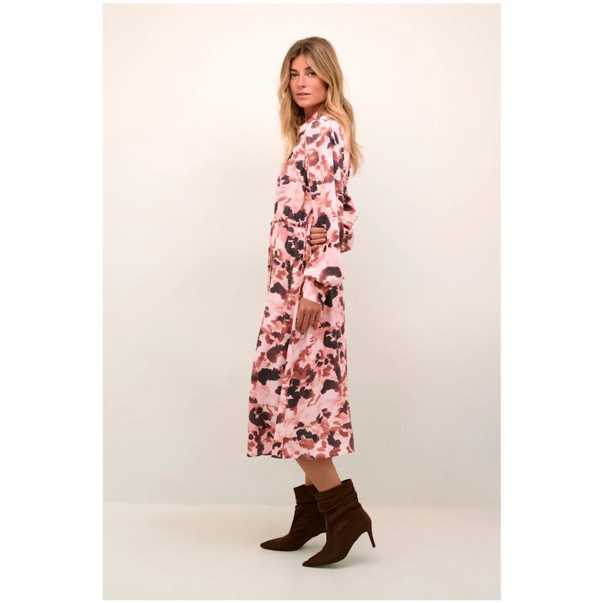 Cream Elena Shirt Dress