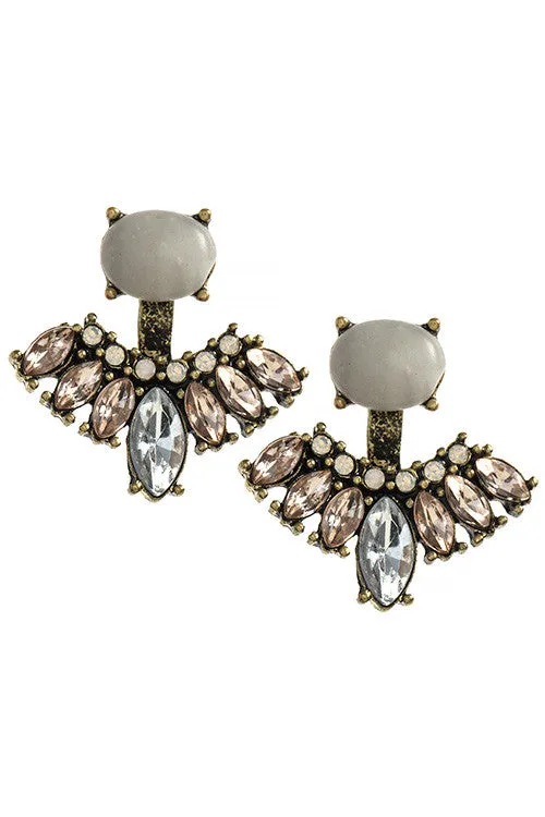 Crystal Double Sided Earring Jackets