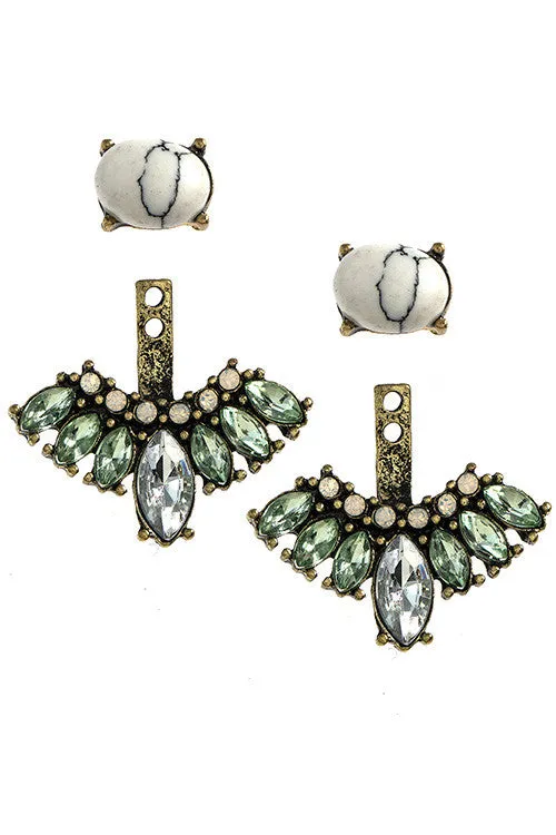 Crystal Double Sided Earring Jackets