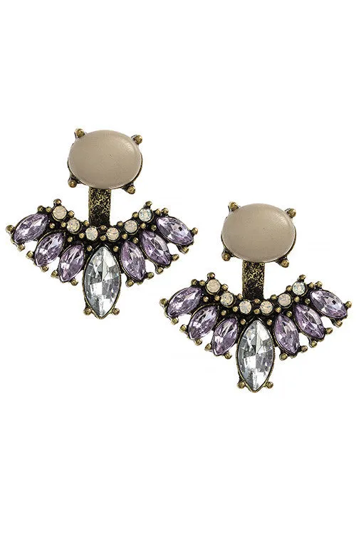 Crystal Double Sided Earring Jackets