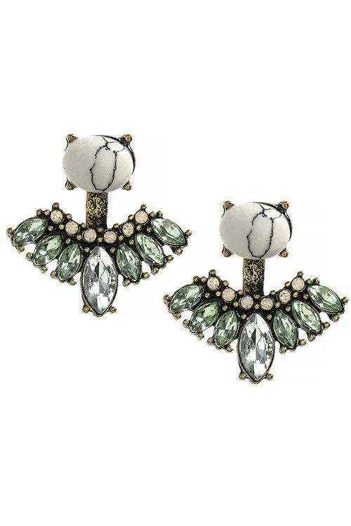 Crystal Double Sided Earring Jackets