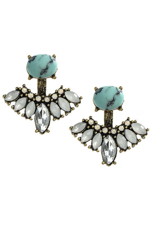 Crystal Double Sided Earring Jackets