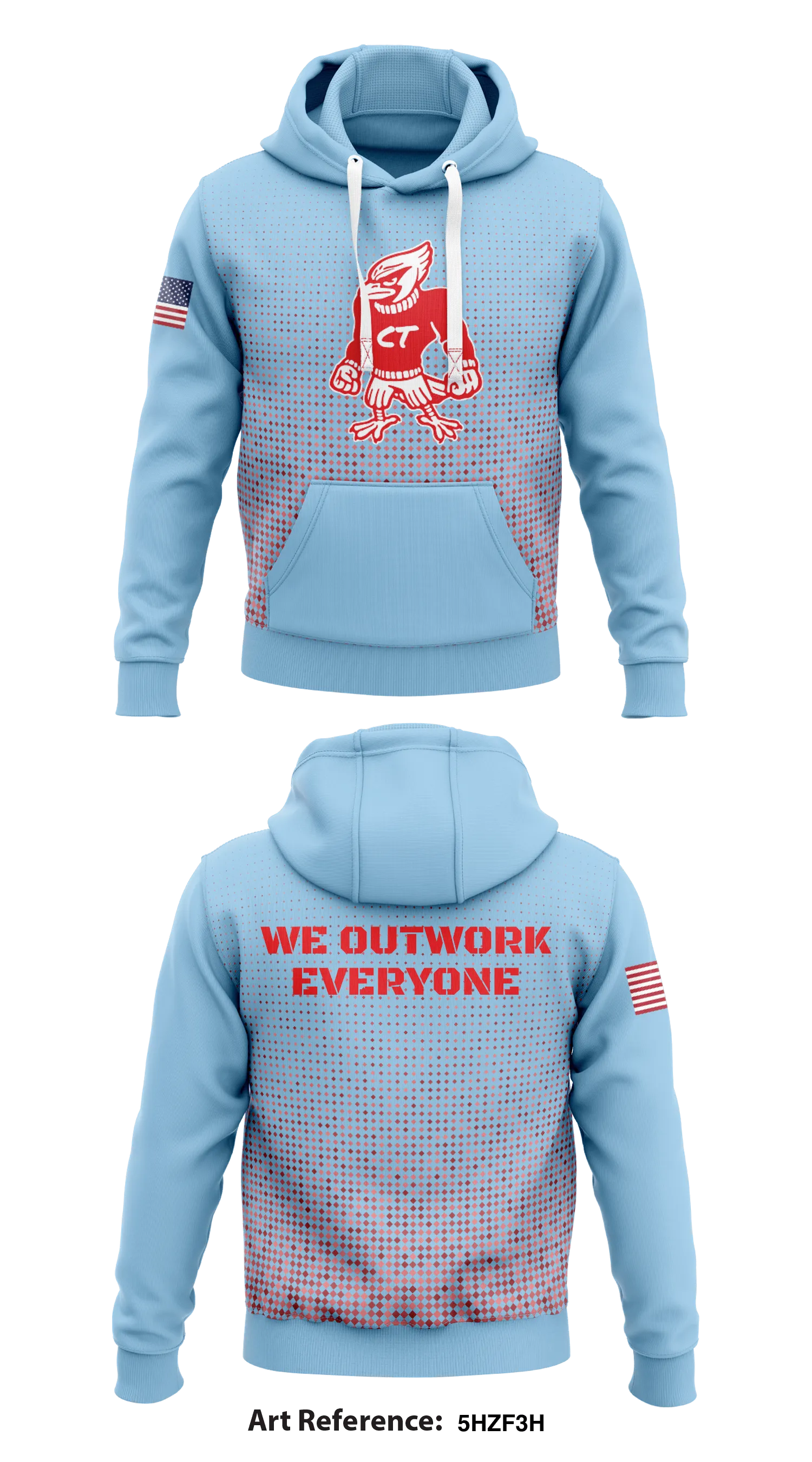 CT CARDINALS Store 1  Core Men's Hooded Performance Sweatshirt - 5HZf3H