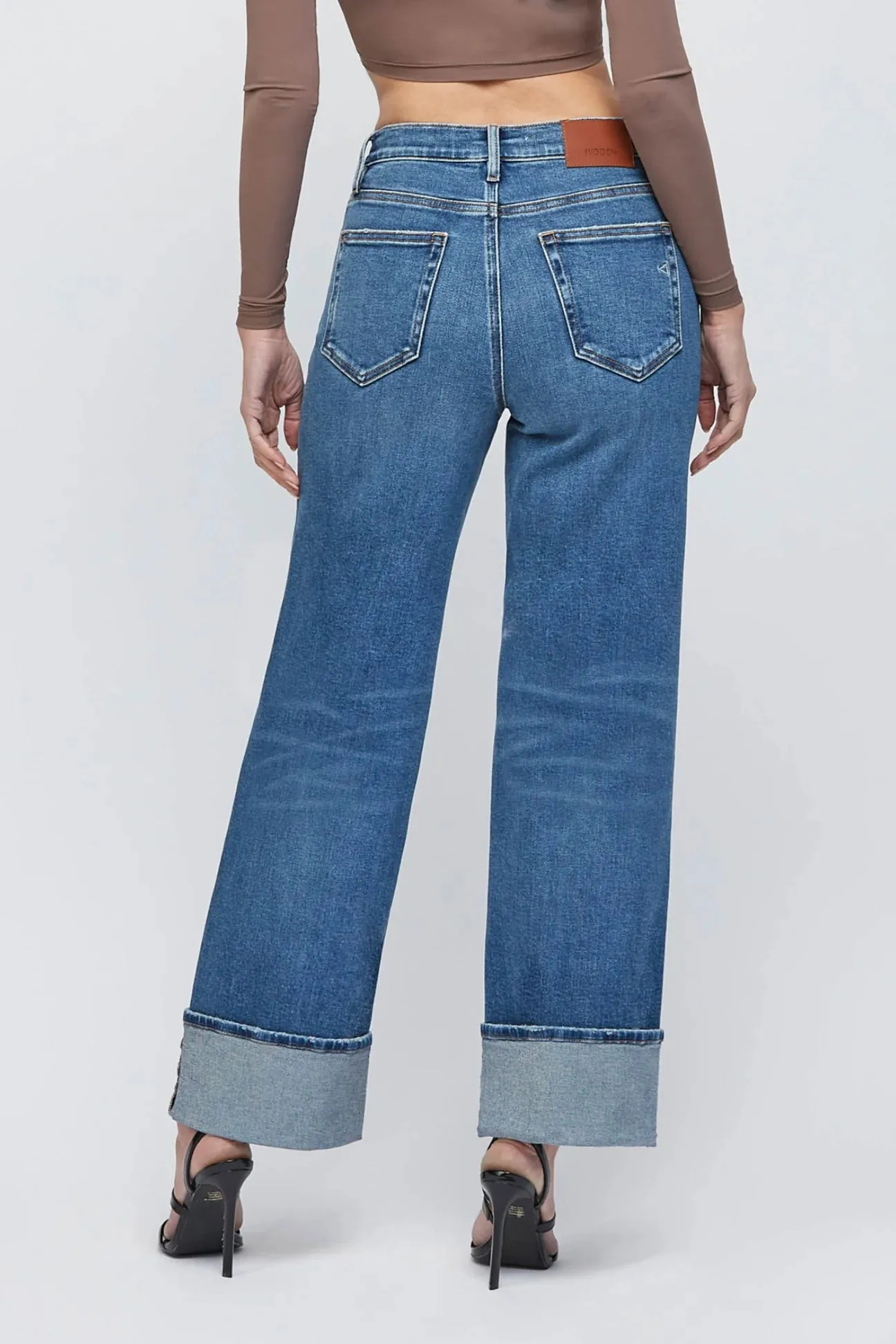 Cuffed Wide Leg