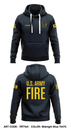 CUSTOM - 63D Firefighters Store 1  Core Men's Hooded Performance Sweatshirt - XB74pk