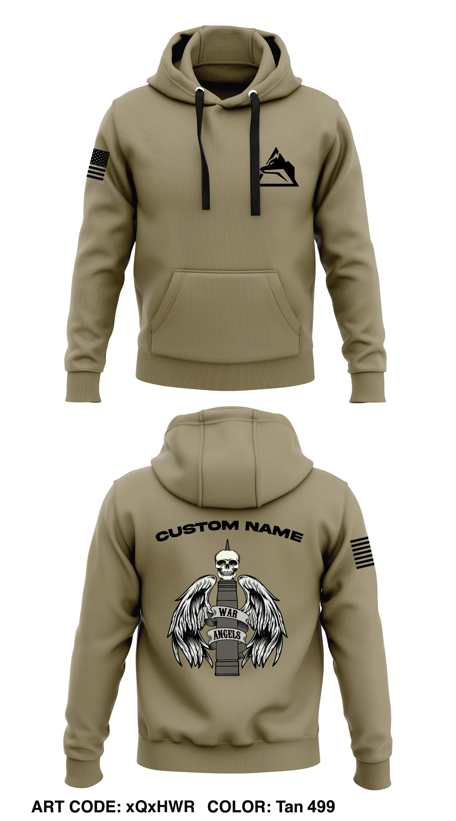 Custom - B CO, 3-67AR  Core Men's Hooded Performance Sweatshirt - xQxHWR