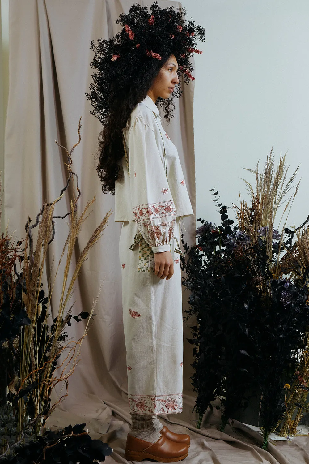 Datura trousers in ecru