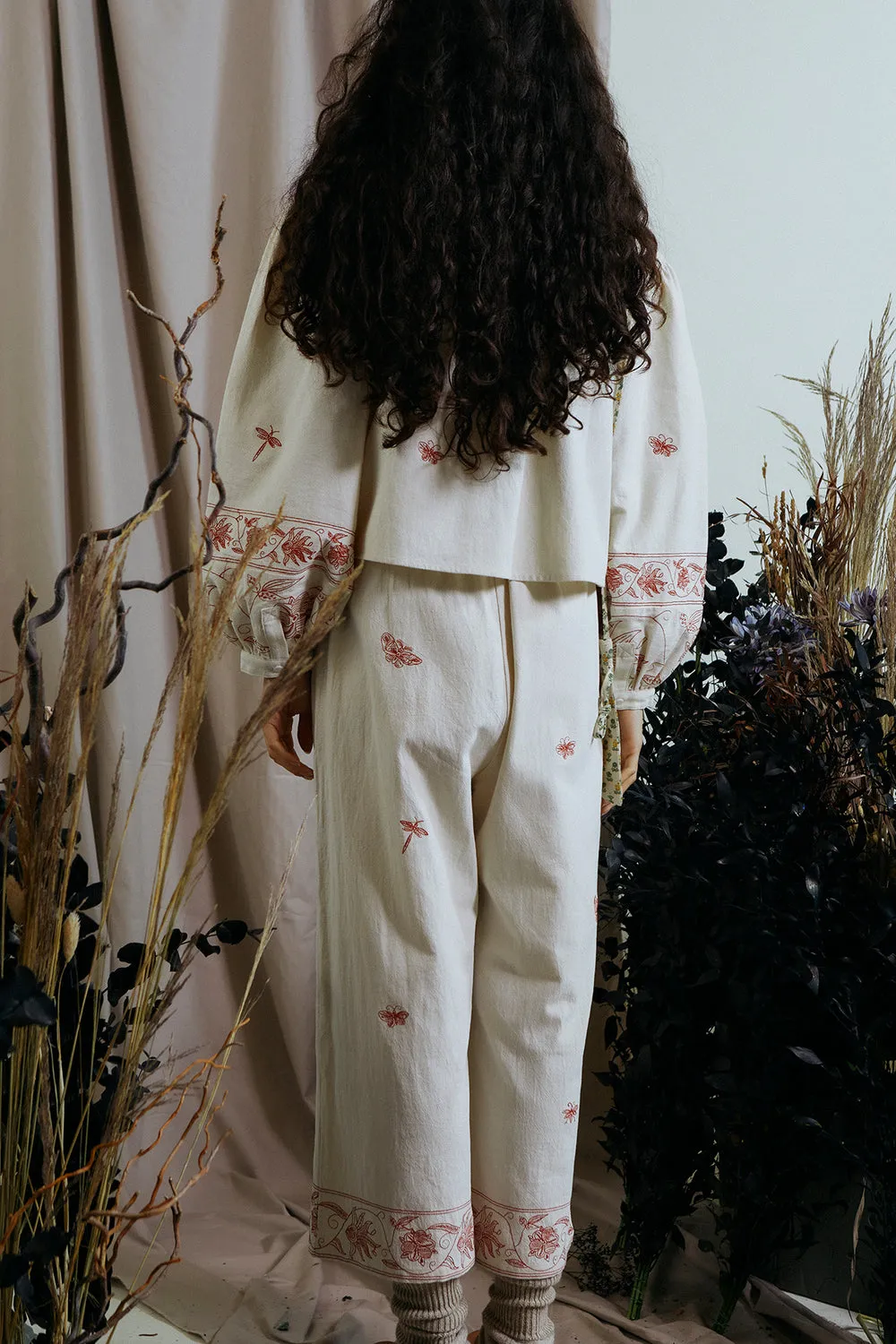 Datura trousers in ecru