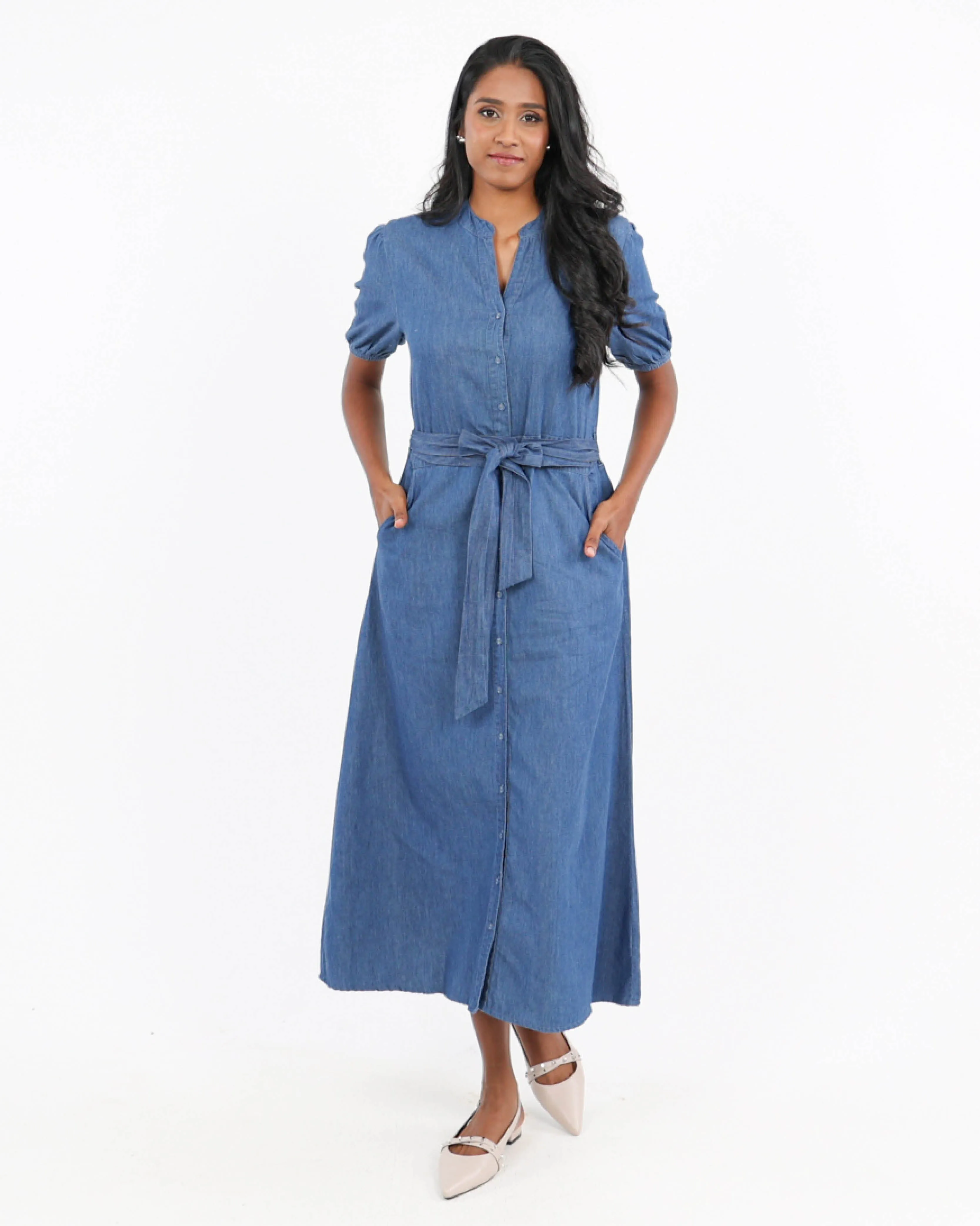 Denim Shirt Dress