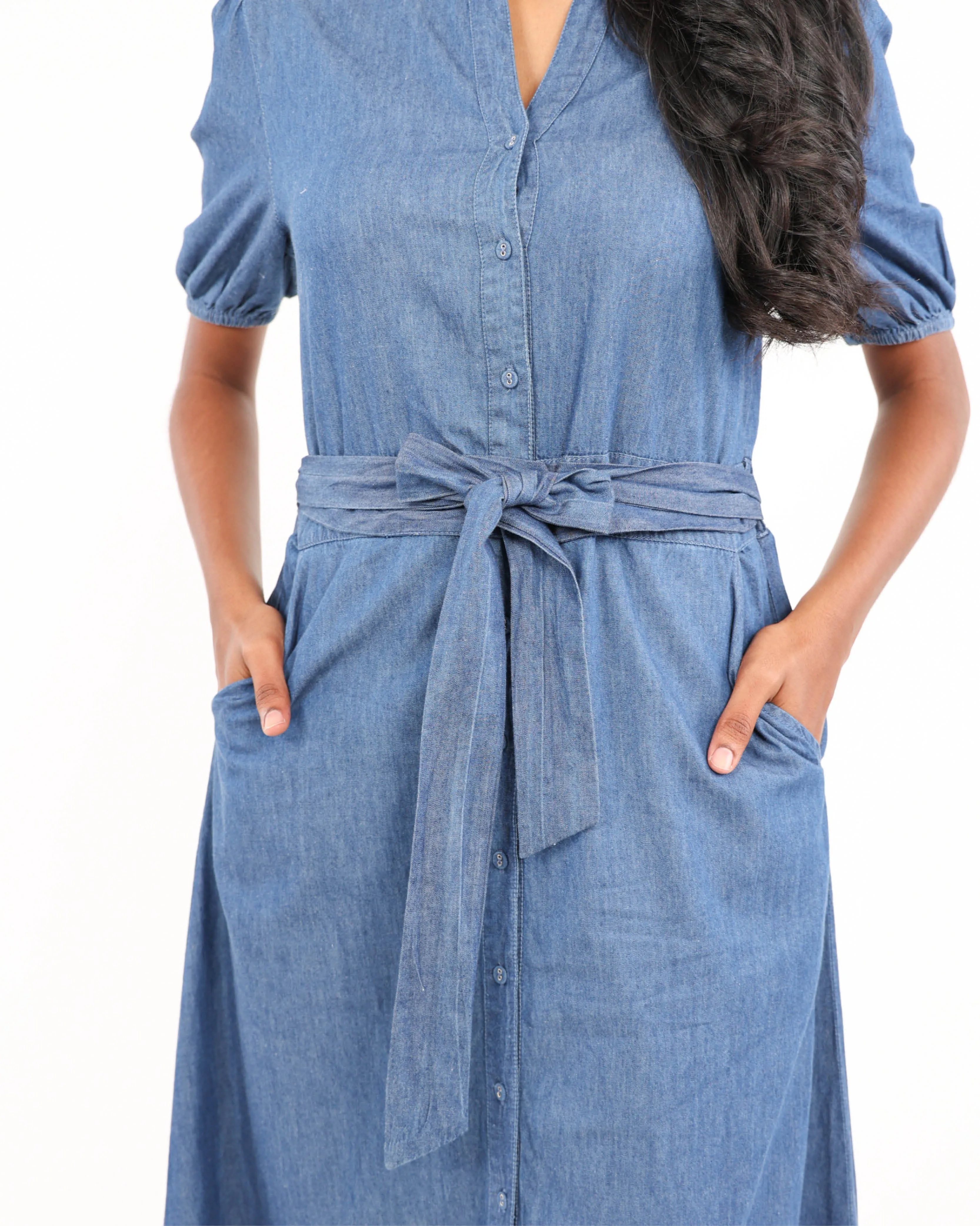 Denim Shirt Dress