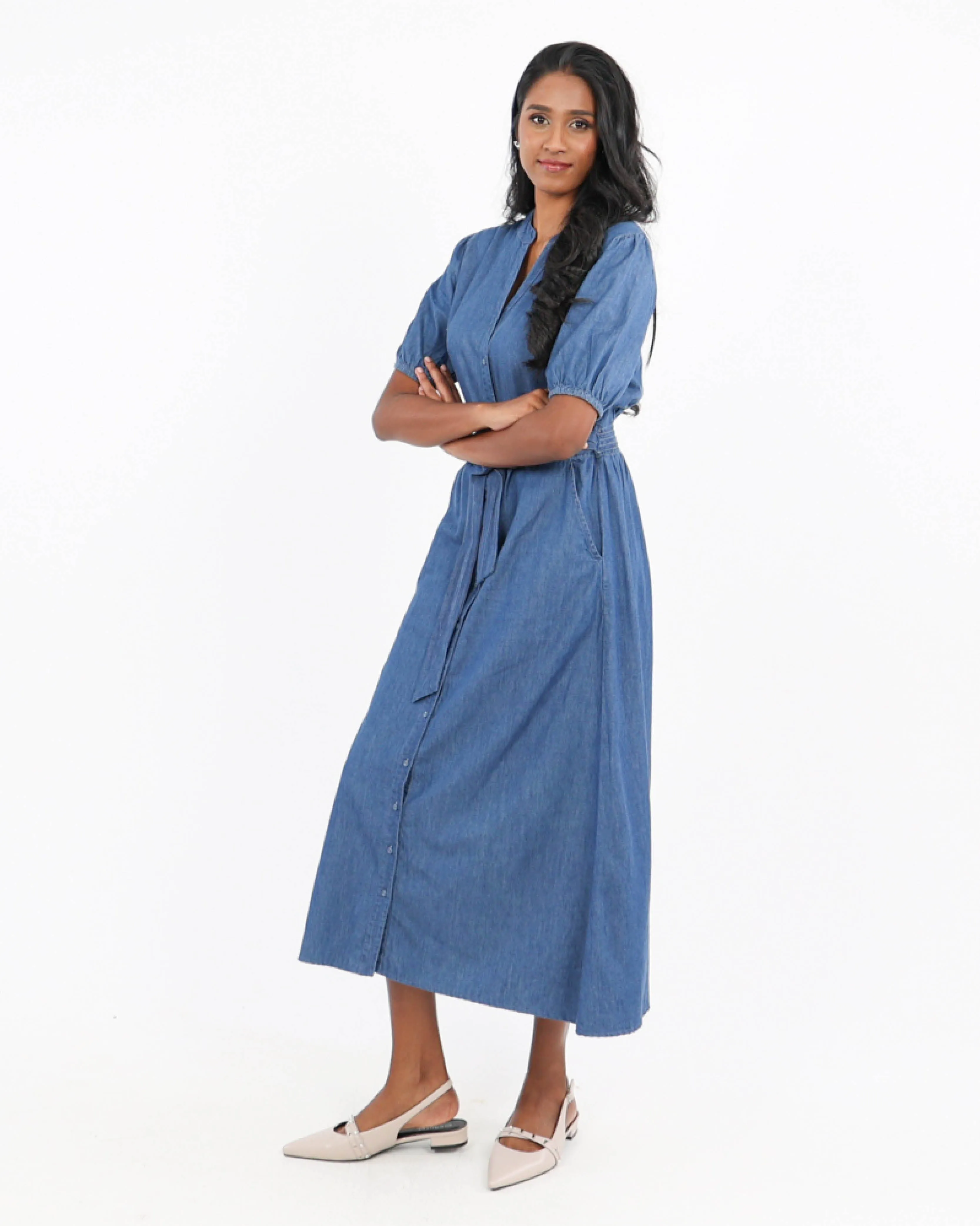 Denim Shirt Dress