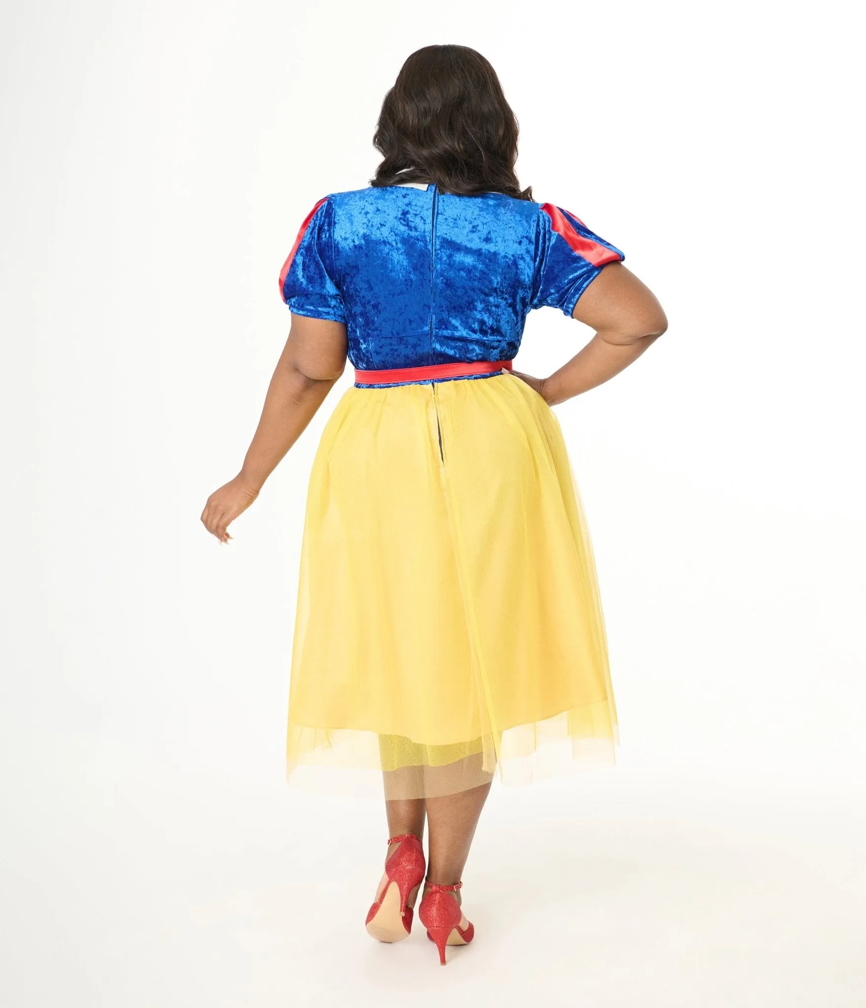 Disney's Snow White Collection by Unique Vintage Plus Size Iconic Snow White Swing Dress