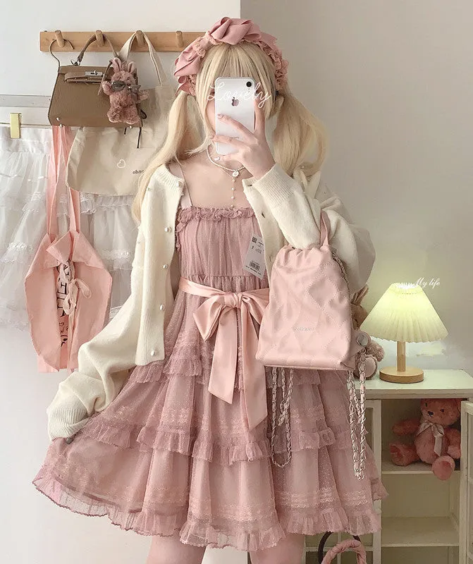 Dotted Lace Cake Dress UB99184