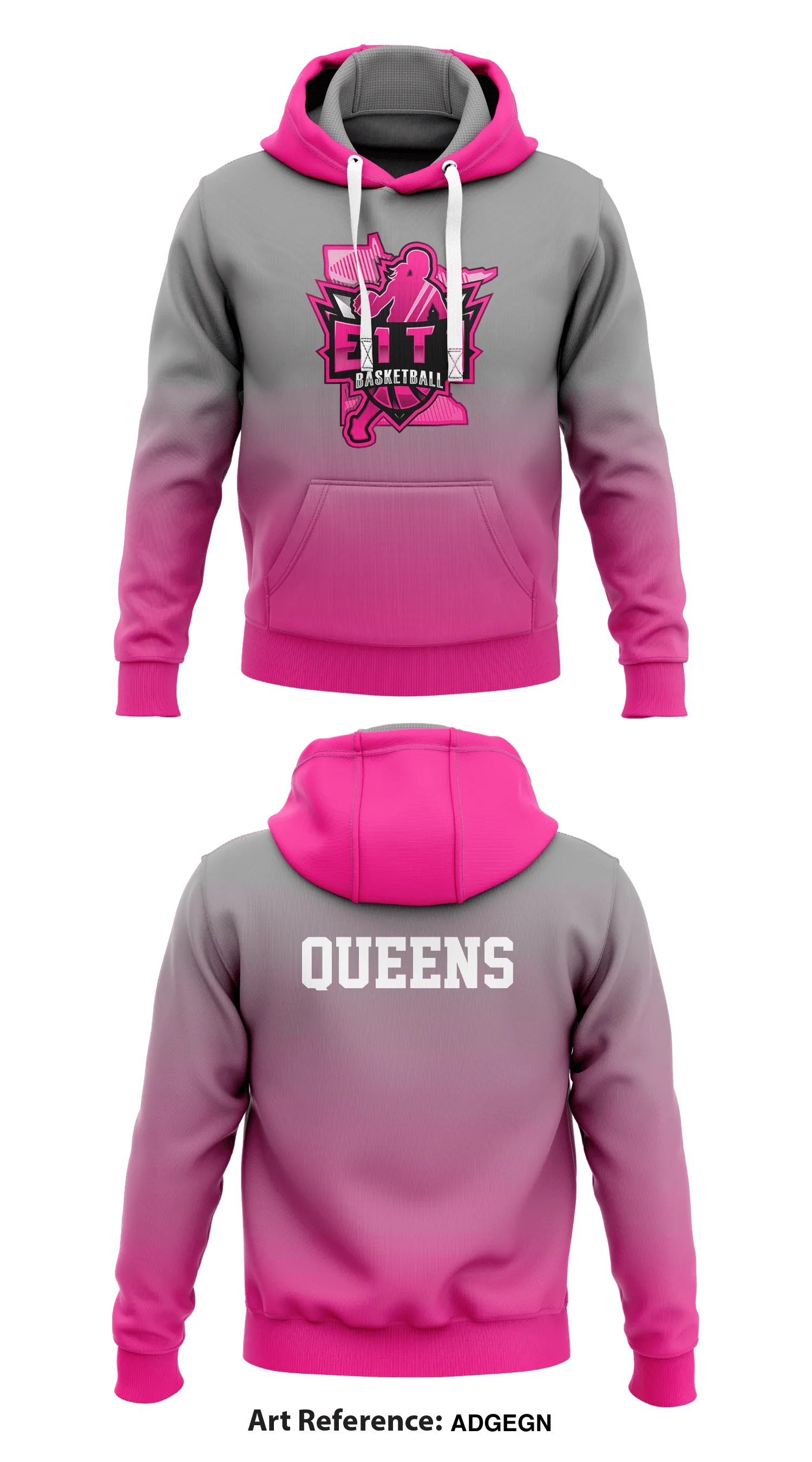 E1T1 Queens Store 1 Core Men's Hooded Performance Sweatshirt - GMwKjD