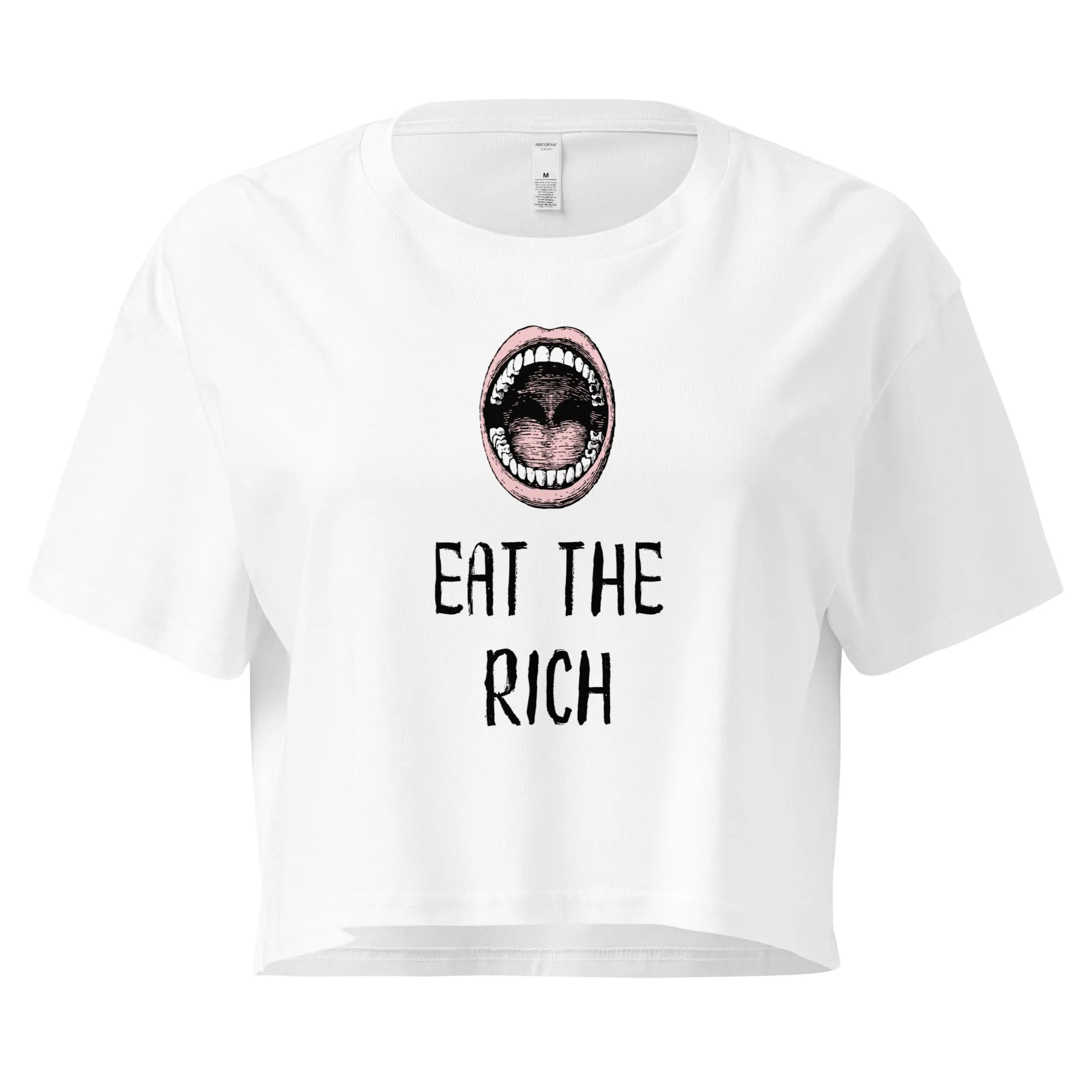 Eat the Rich - Boxy Cropped Tee